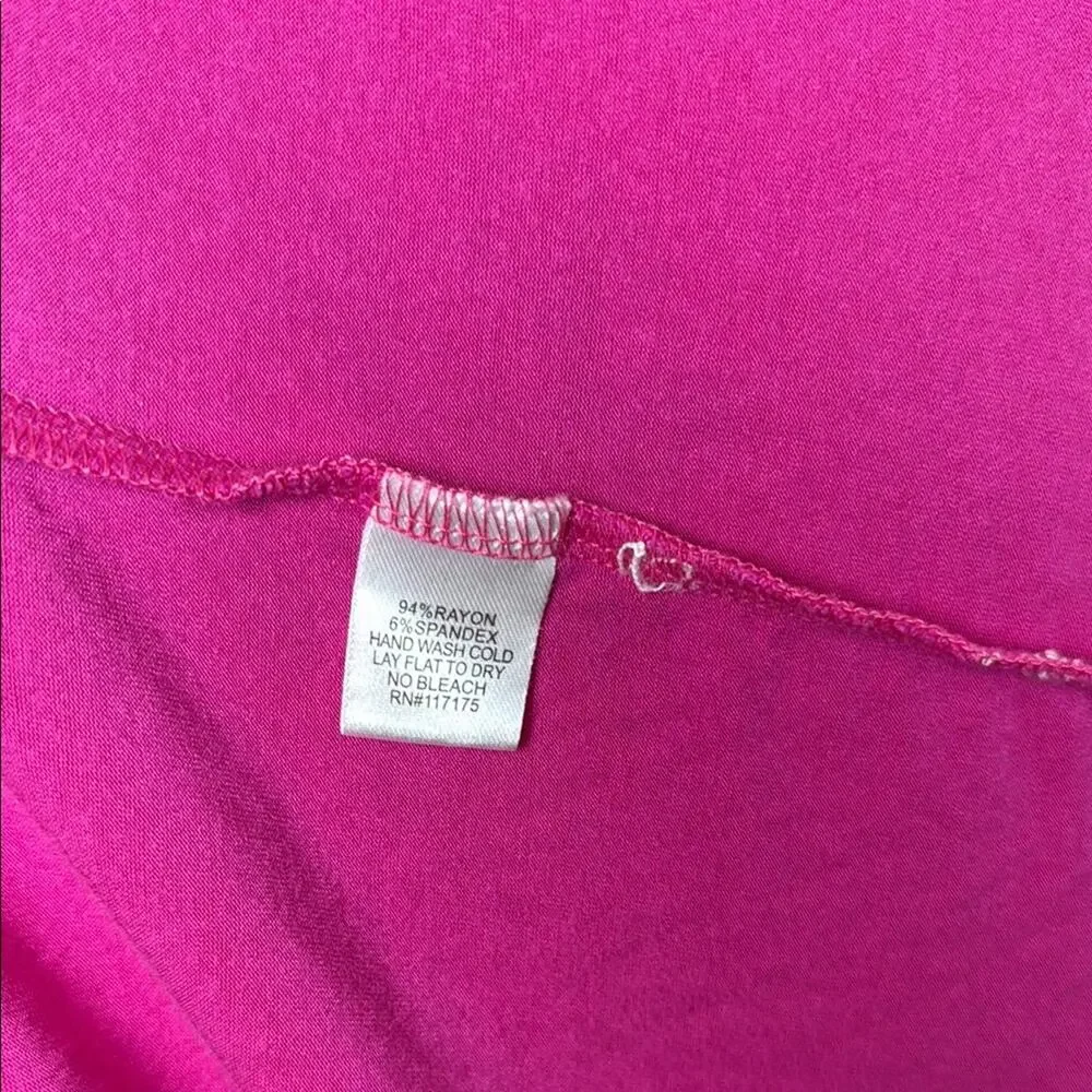 Saint Tropez West Cold-Shoulder Flowy Ombre Tunic Cover Up Top size Medium